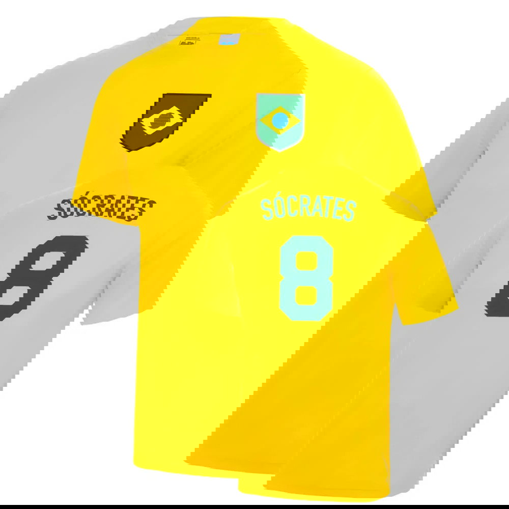 Sócrates Brazil World Cup Football Fancy Dress Player T Shirt