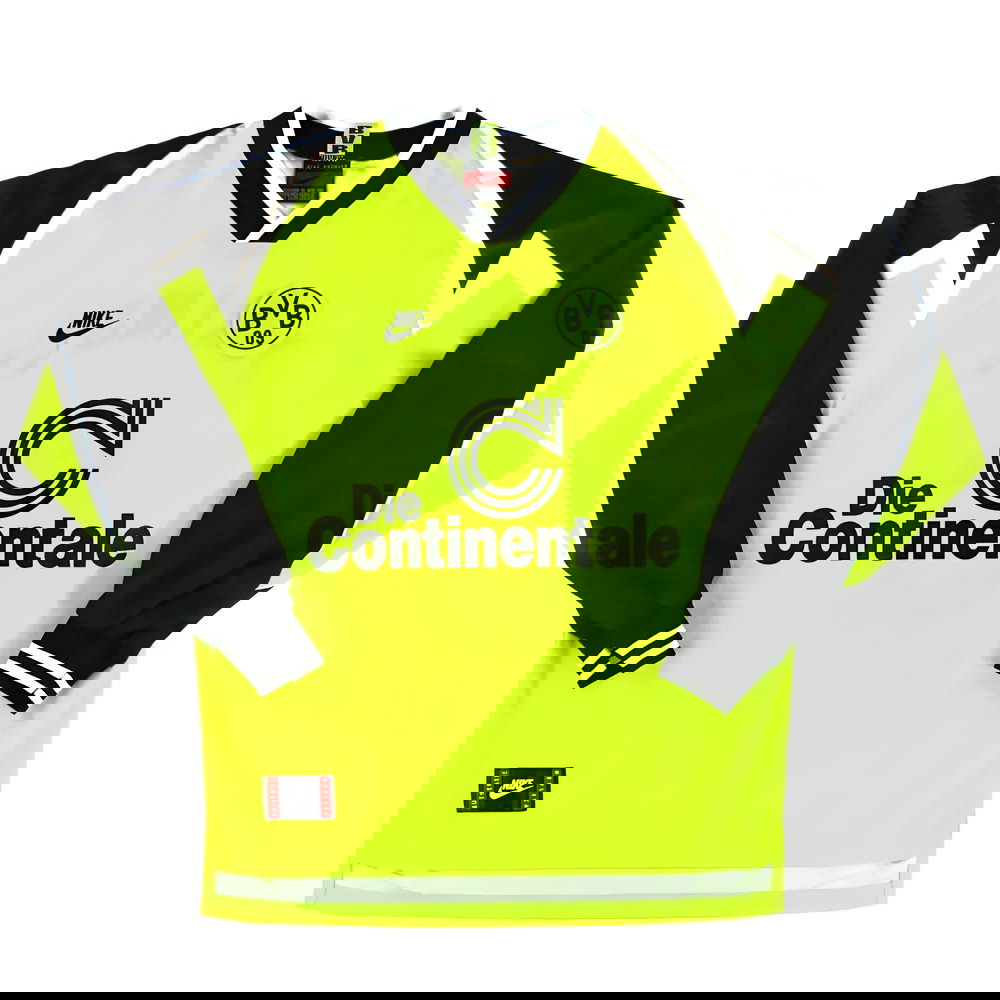 Borussia Dortmund 1995-96 Long Sleeve Home Shirt (S) (Very Good)