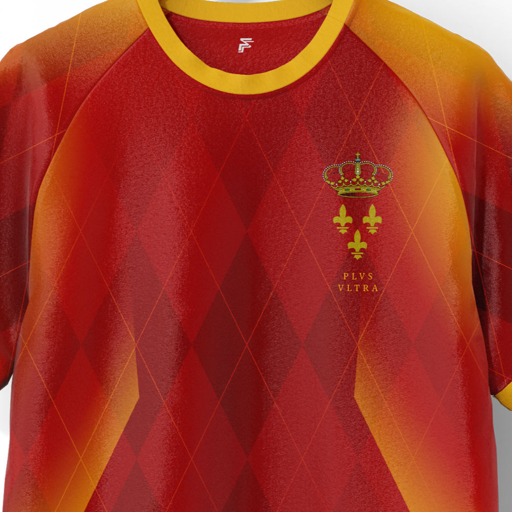 Spain La Roja Home Supporter Jersey kids Kids Short Sleeve