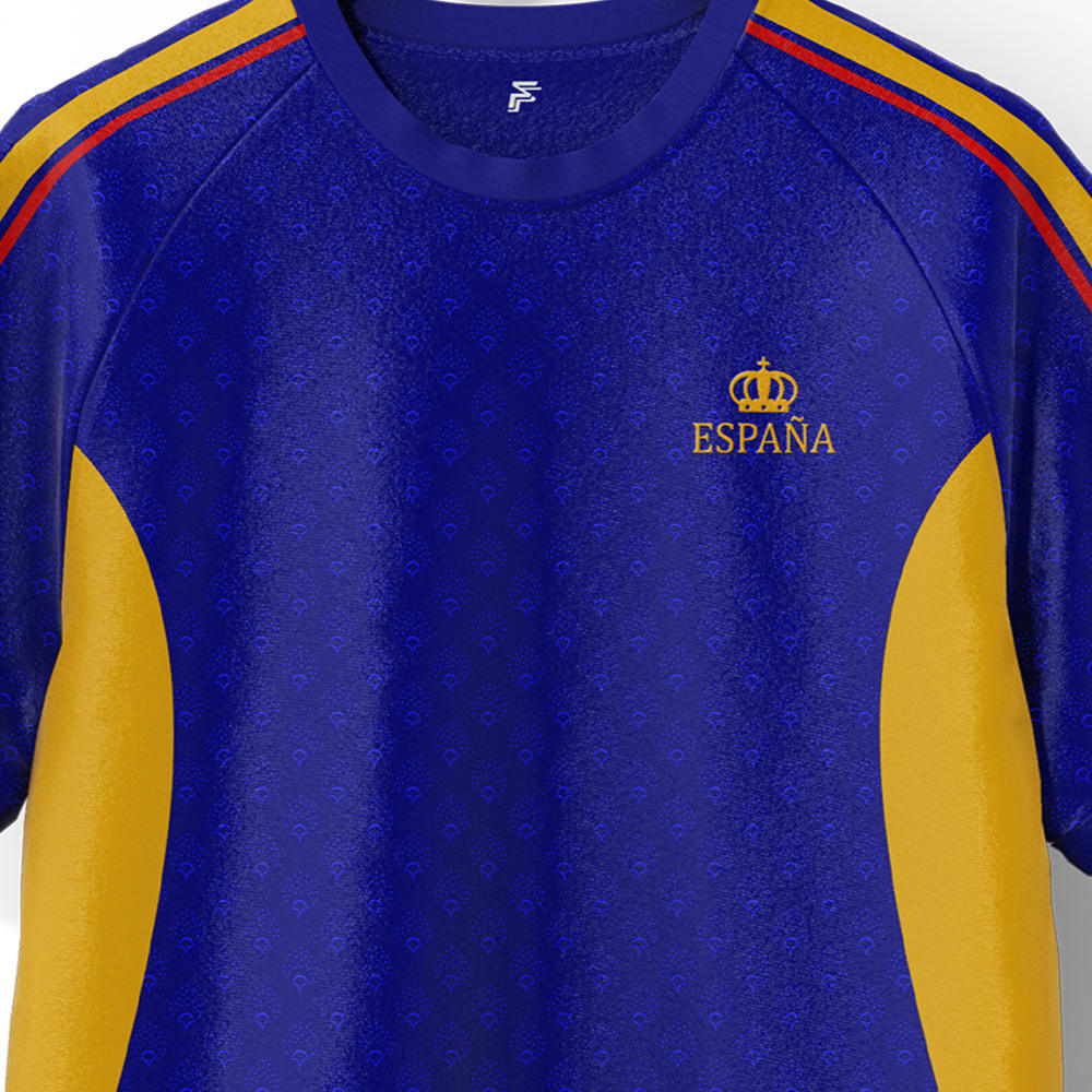 Spain La Roja Away Supporter Jersey Kids Short Sleeve