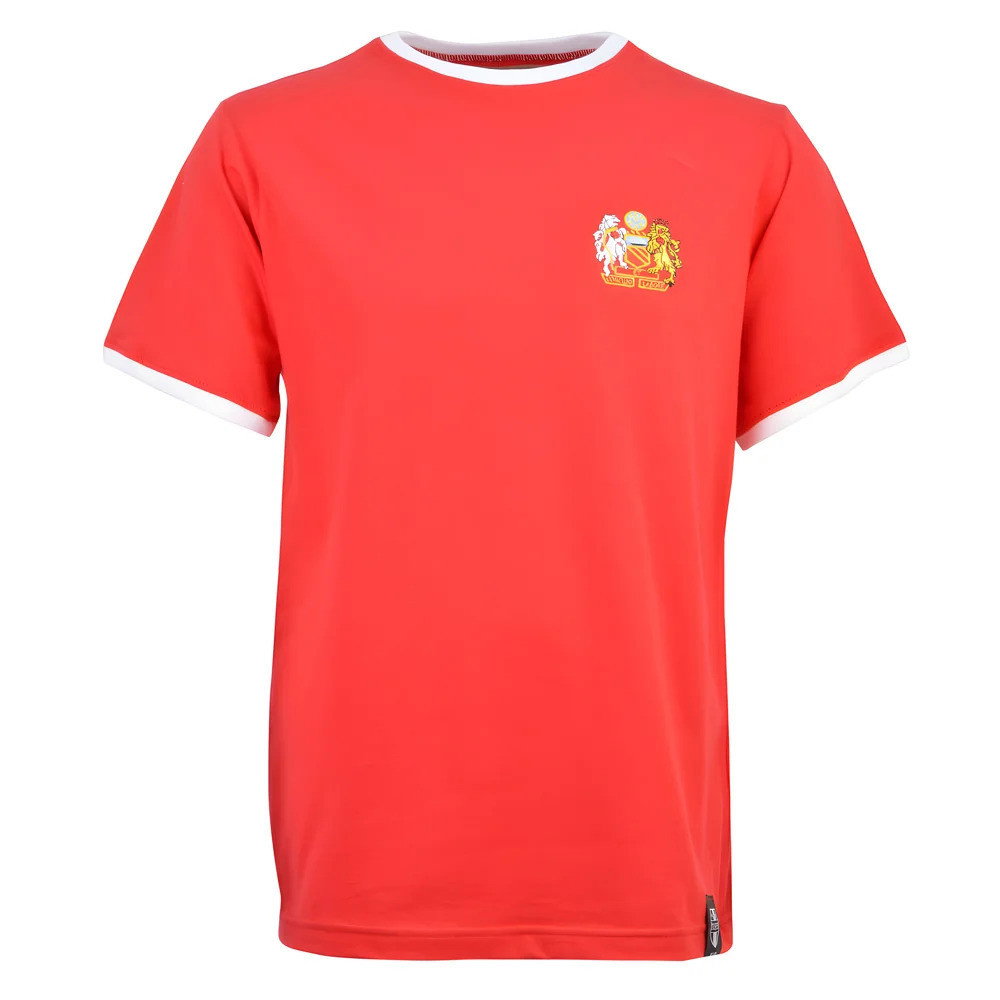 Kids Manchester Reds T-Shirt Red/White (Your Name)
