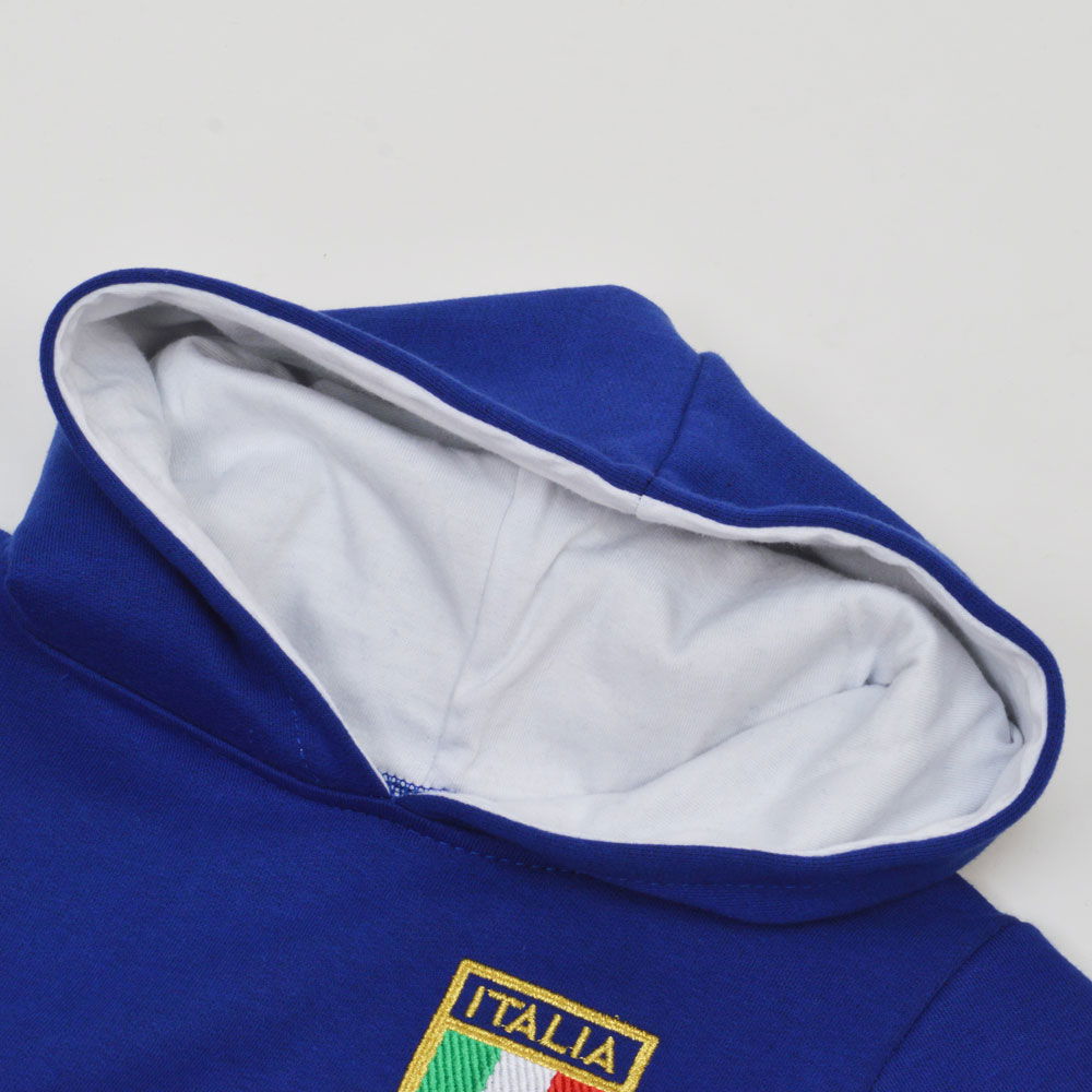 Kids Italy Hoodie - Royal/White