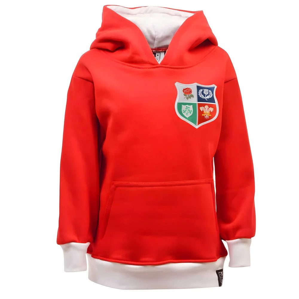 Kids British & Irish Lions1970's Hoodie - Red/White