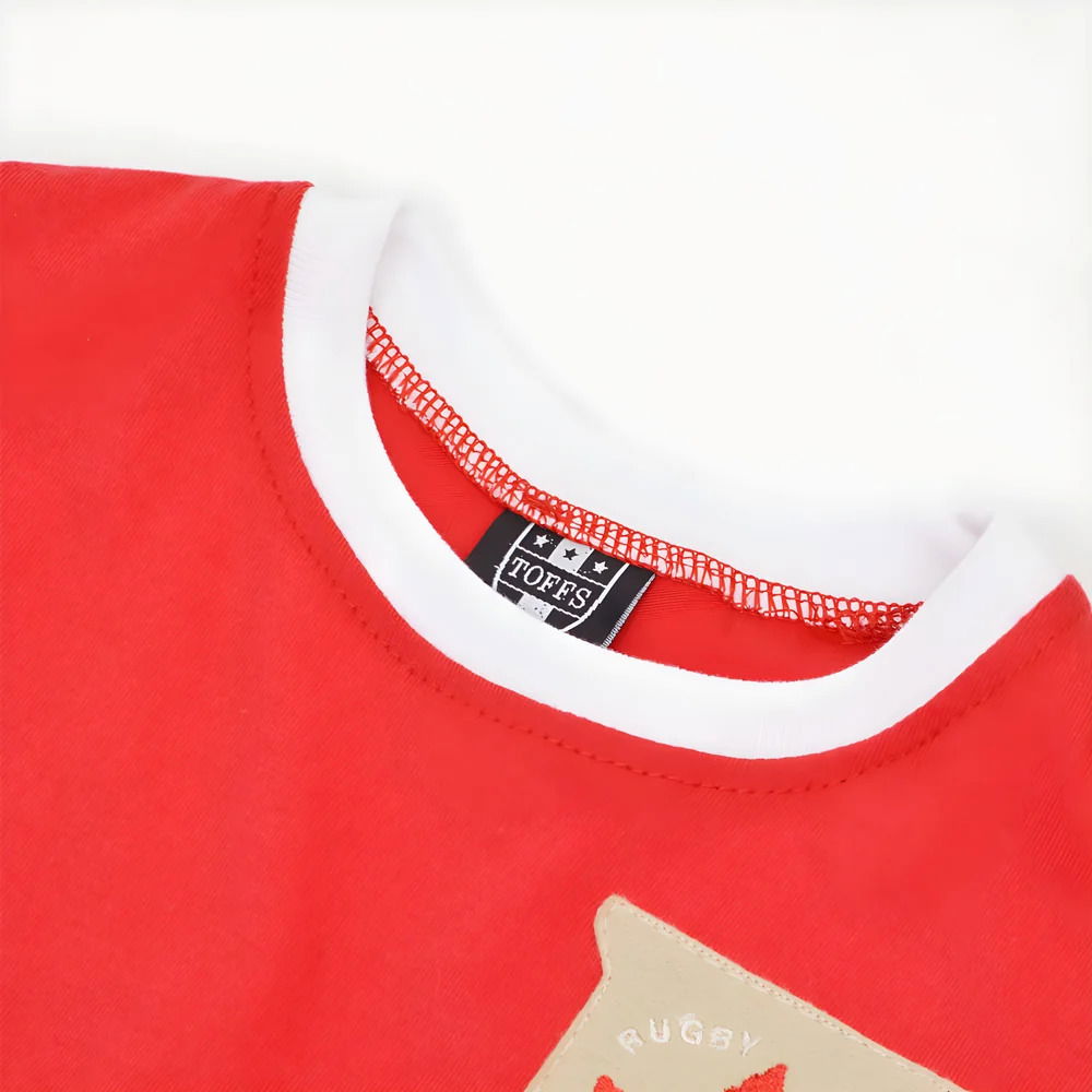 Kids Canada Tee Red/White Ringer