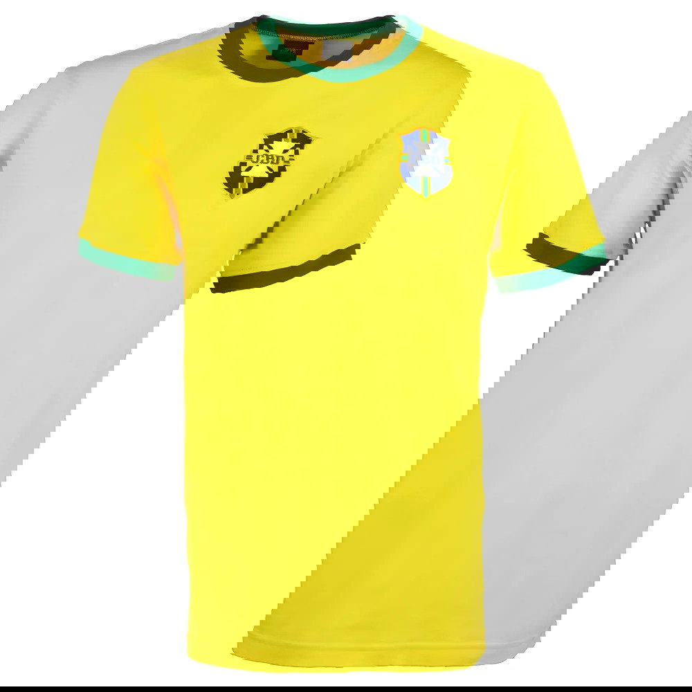 Kids Brazil Yellow/Green T-Shirt