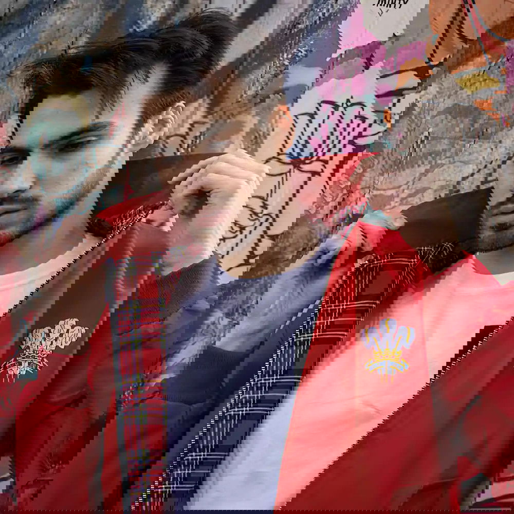 Wales Rugby Red Harrington Jacket