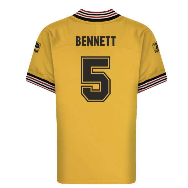 1986-1988 Sunderland Third Retro Shirt (Yellow) (Bennett 5)
