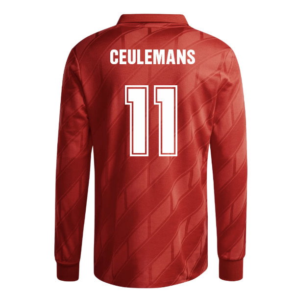 1986 Belgium adidas Originals Reissue Home Shirt (Ceulemans 11)