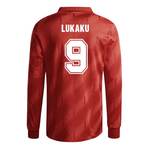 1986 Belgium adidas Originals Reissue Home Shirt (Lukaku 9)