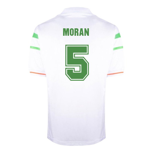 1988 Ireland European Championship Away shirt (Moran 5)