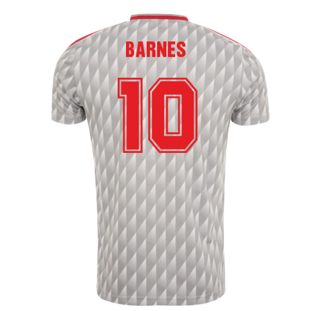 1989-1991 Liverpool Away Candy Retro Shirt (BARNES 10)