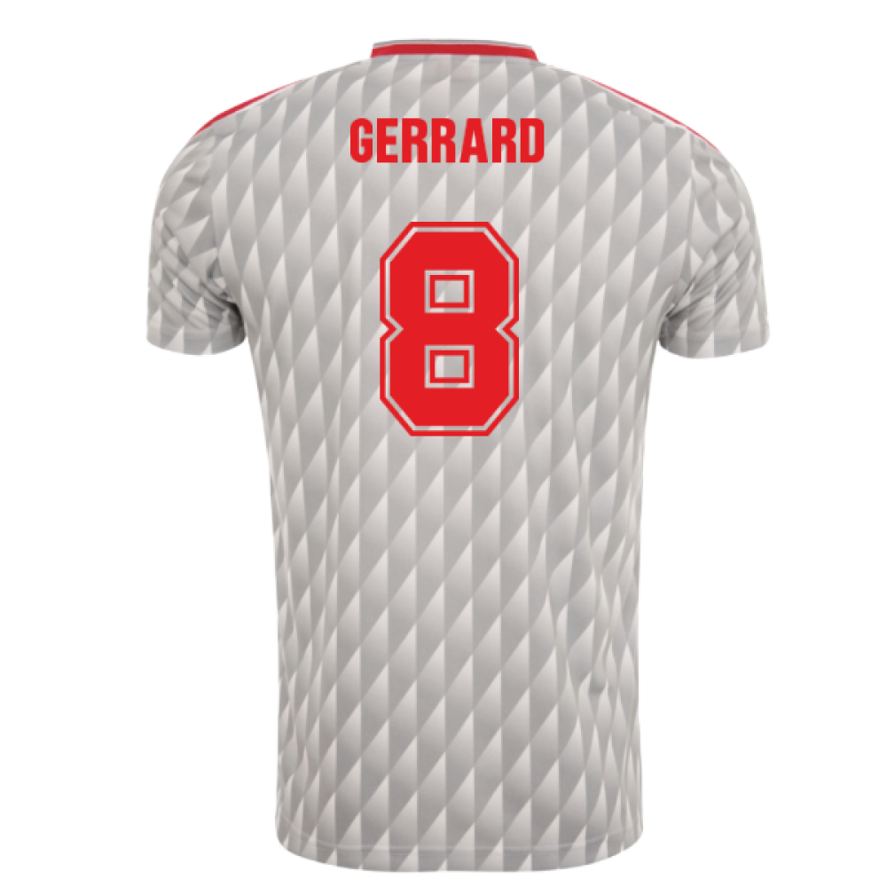 1989-1991 Liverpool Away Candy Retro Shirt (GERRARD 8)