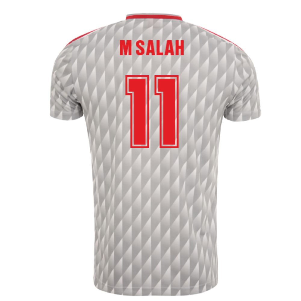 1989-1991 Liverpool Away Candy Retro Shirt (M SALAH 11)