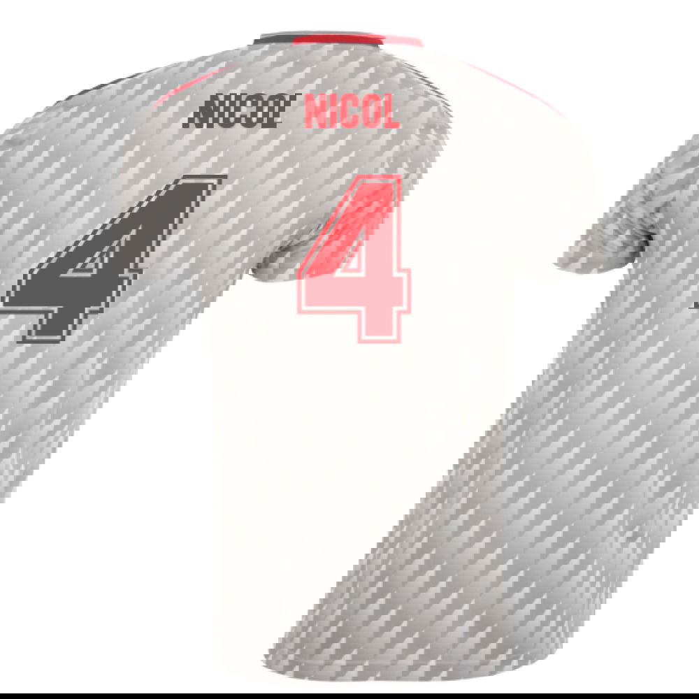 1989-1991 Liverpool Away Candy Retro Shirt (Nicol 4)