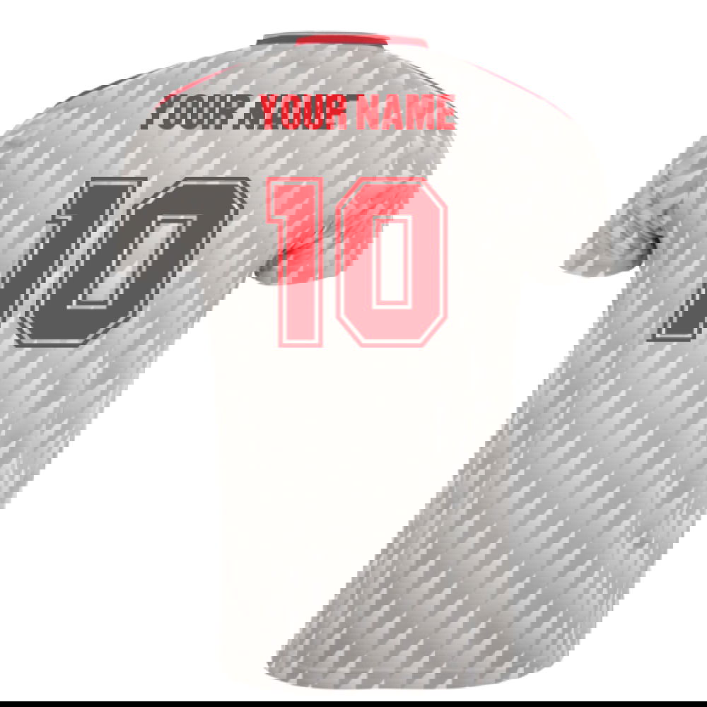 1989-1991 Liverpool Away Candy Retro Shirt (Your Name)