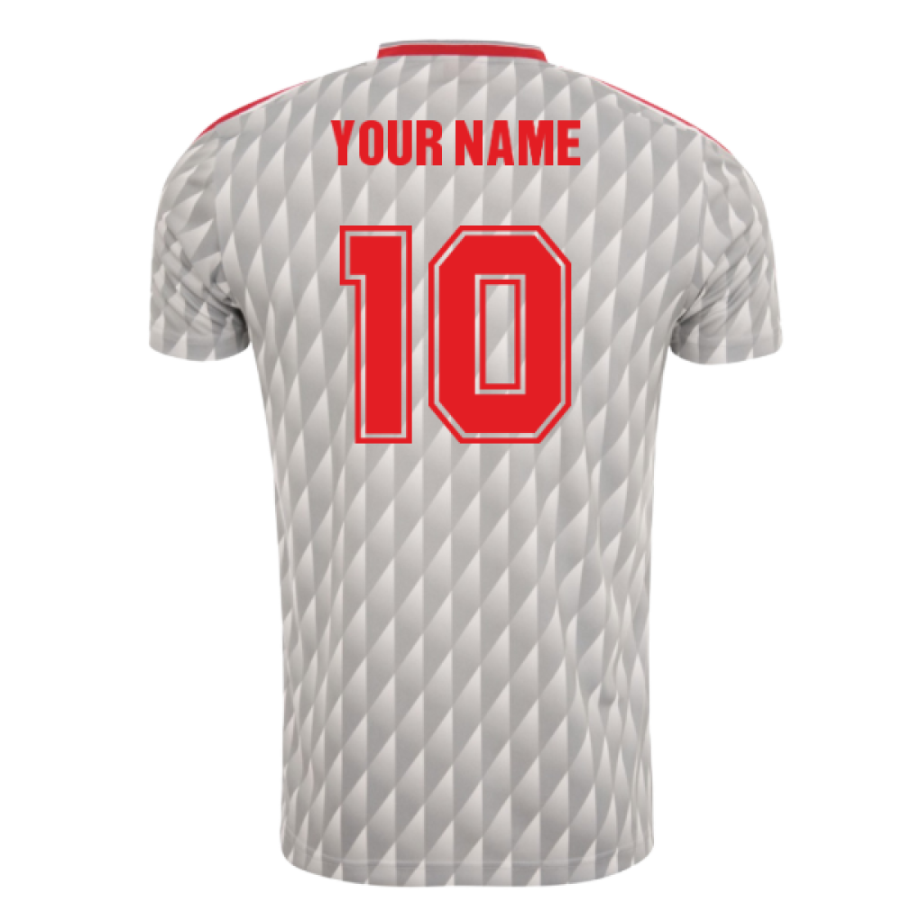 1989-1991 Liverpool Away Candy Retro Shirt (Your Name)