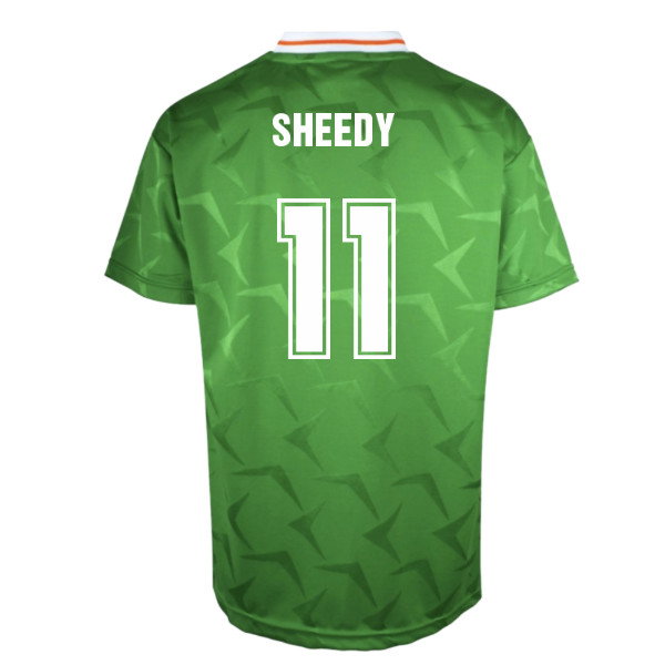 1990 Ireland Home Retro Shirt (Sheedy 11)