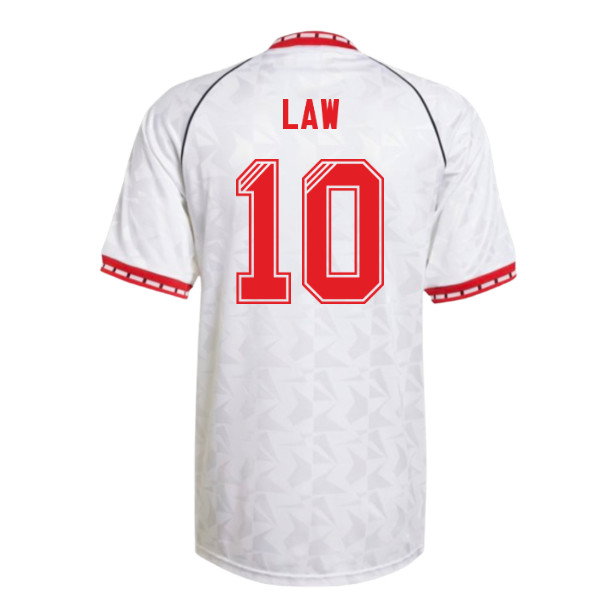 1991 Manchester United Away Reissue Shirt (Law 10)