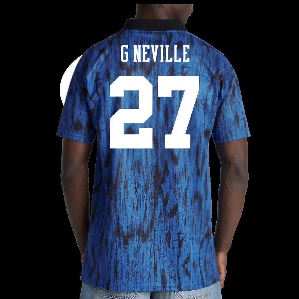 1992-1993 Man Utd Away Retro Shirt (G Neville 27)