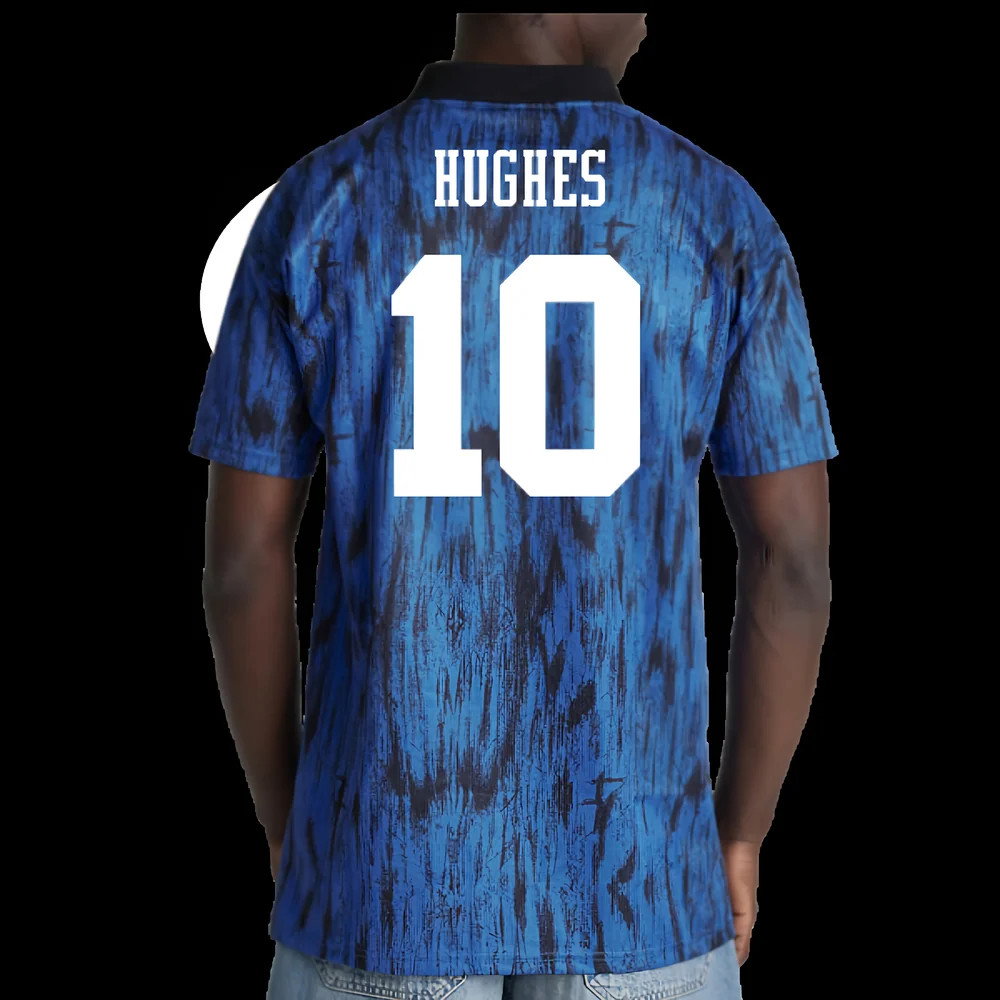 1992-1993 Man Utd Away Retro Shirt (Hughes 10)