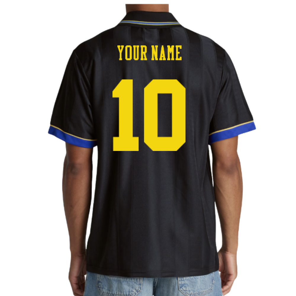 1993-1995 Manchester United Retro Away Shirt (Your Name)