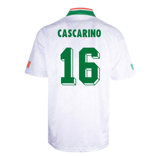 1994 Ireland World Cup Away shirt (Cascarino 16)