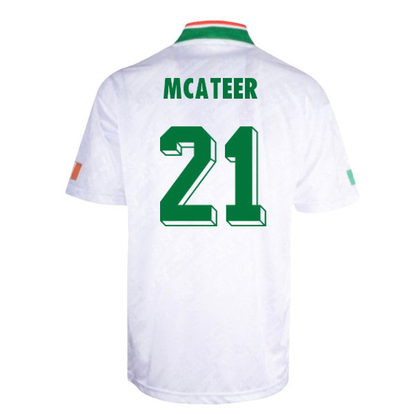 1994 Ireland World Cup Away shirt (McAteer 21)
