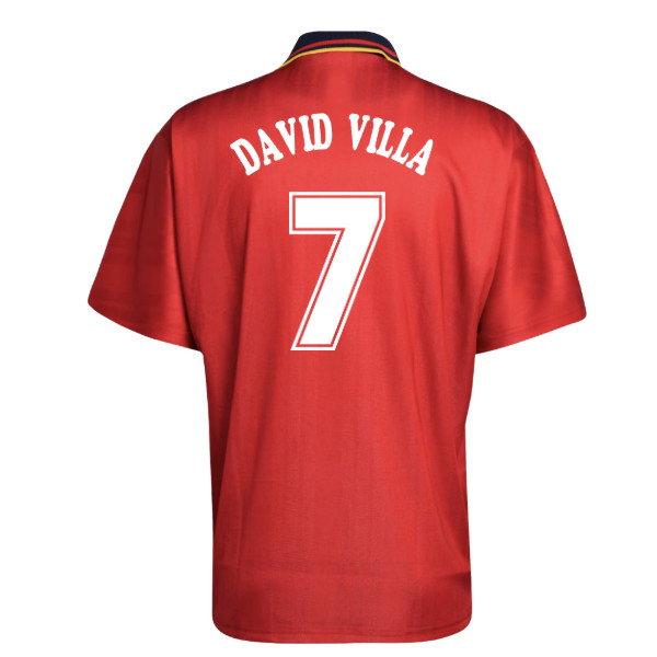 1994 Spain adidas Originals Reissue Home Shirt (DAVID VILLA 7)