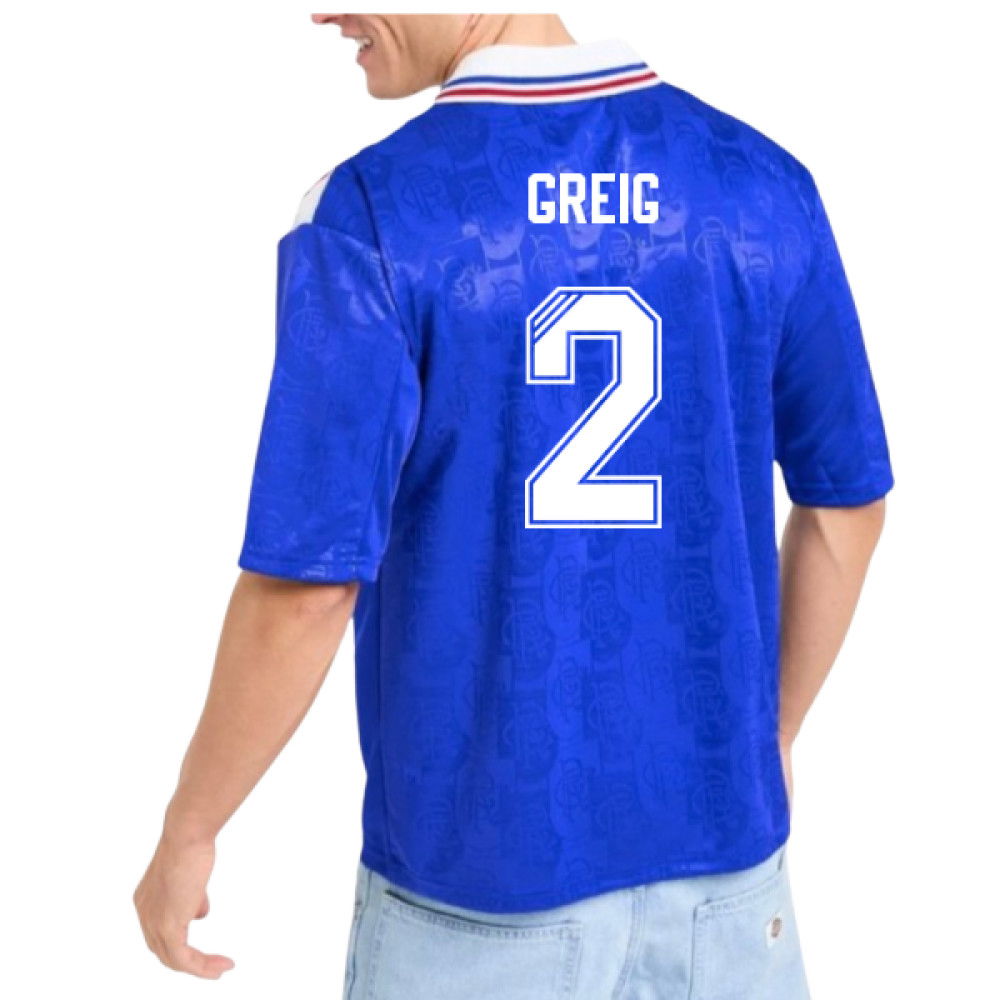 1996-1997 Rangers Retro Home Shirt (GREIG 2)