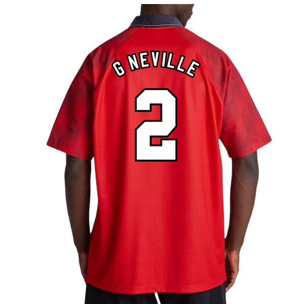 1996-1998 Manchester United Retro Home Shirt (G Neville 2)