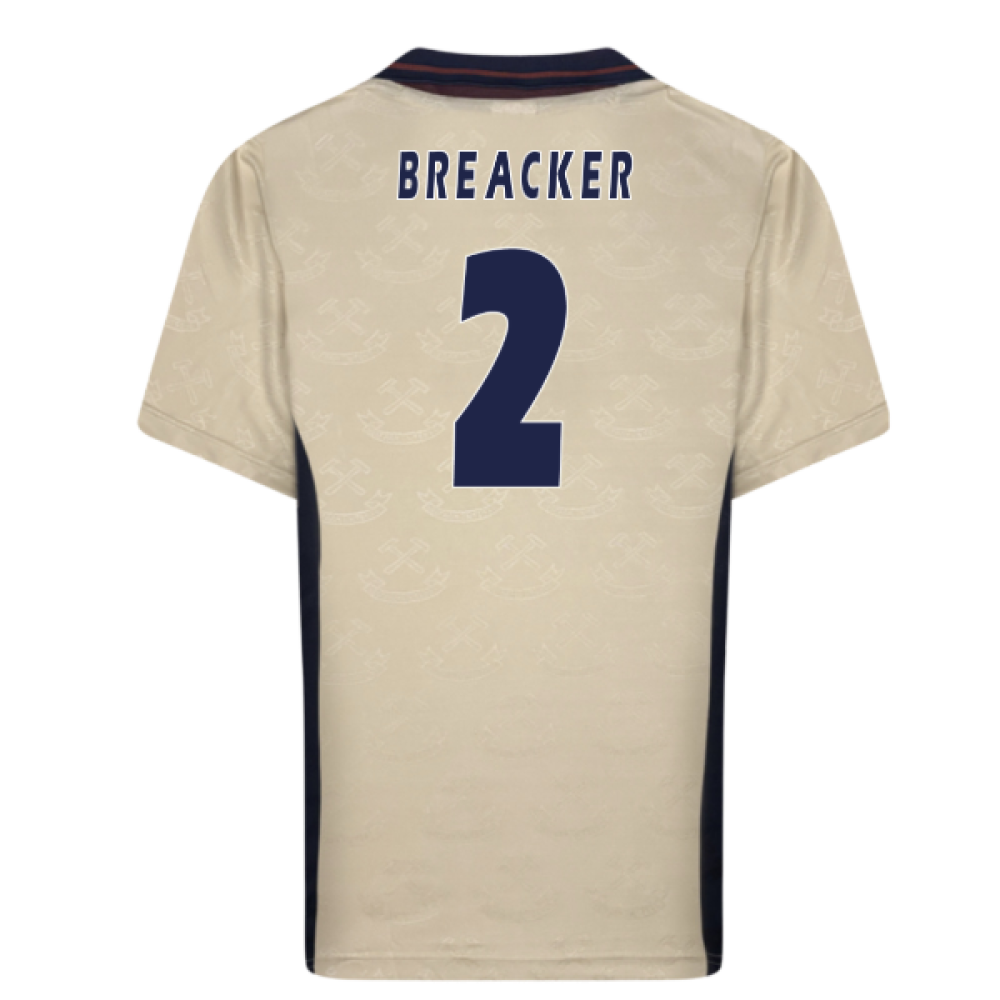 1996 West Ham Retro Away Shirt (Breacker 2)