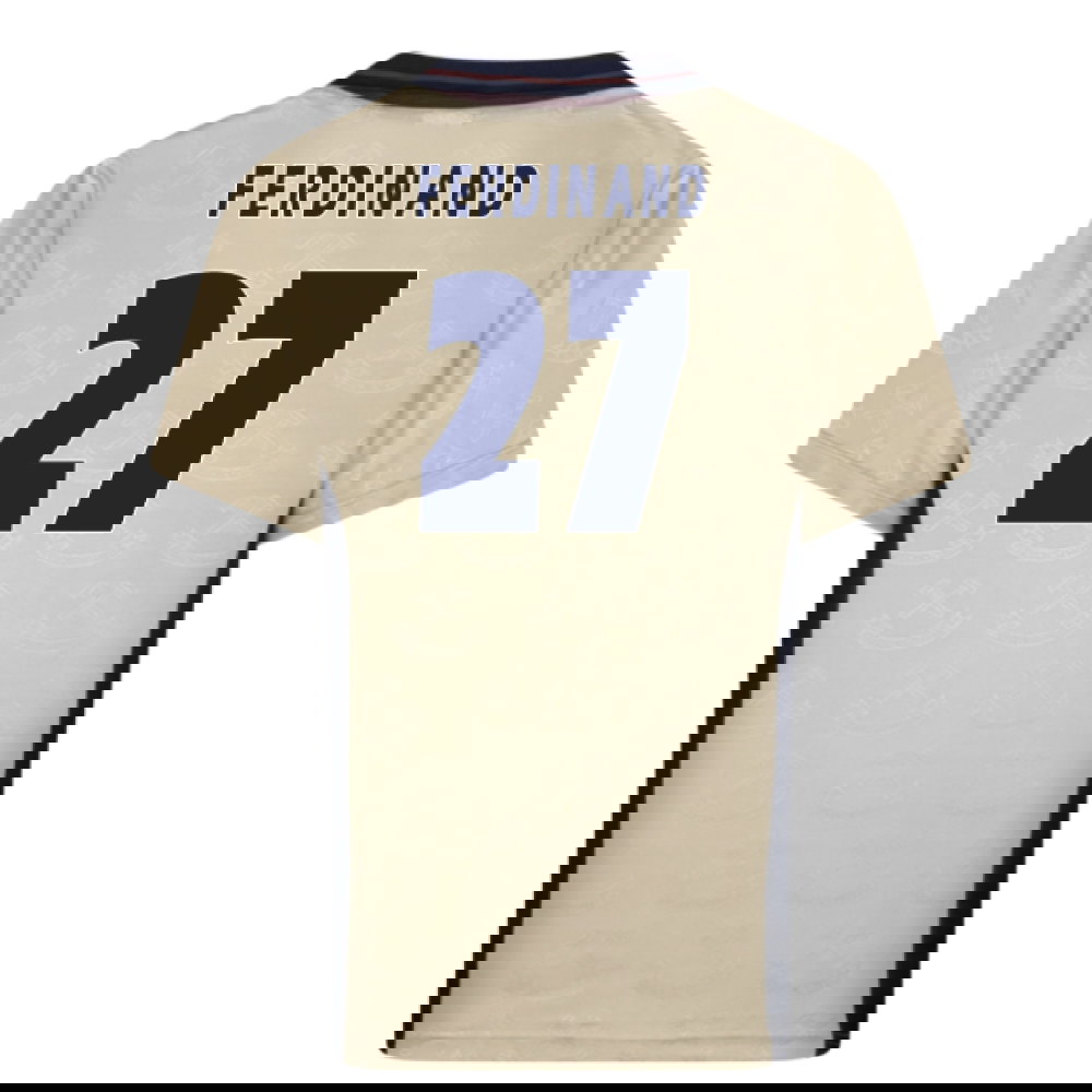 1996 West Ham Retro Away Shirt (Ferdinand 27)