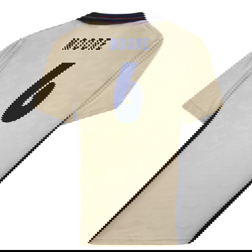 1996 West Ham Retro Away Shirt (MOORE 6)