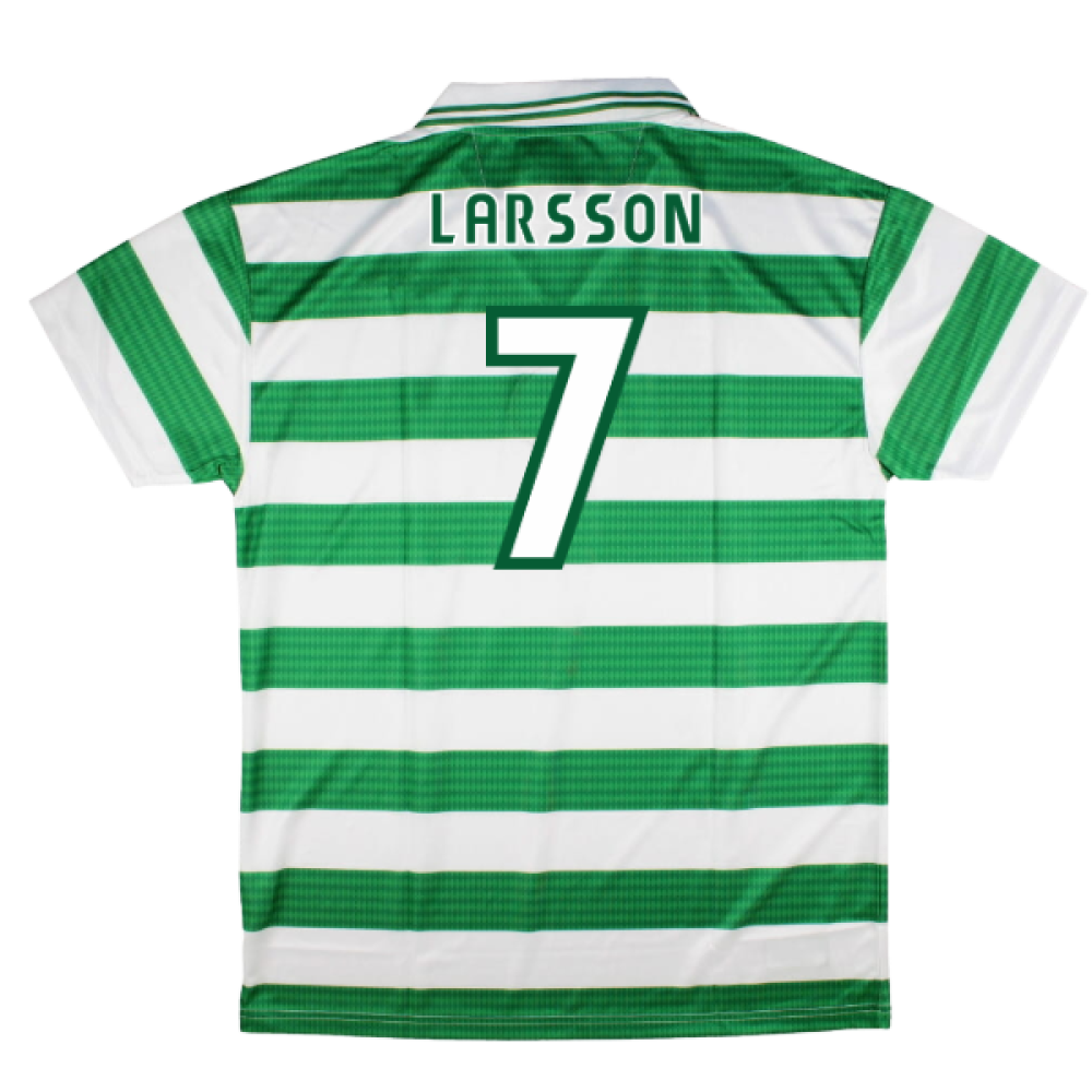 1998-1999 Celtic Retro Home Shirt (Larsson 7)