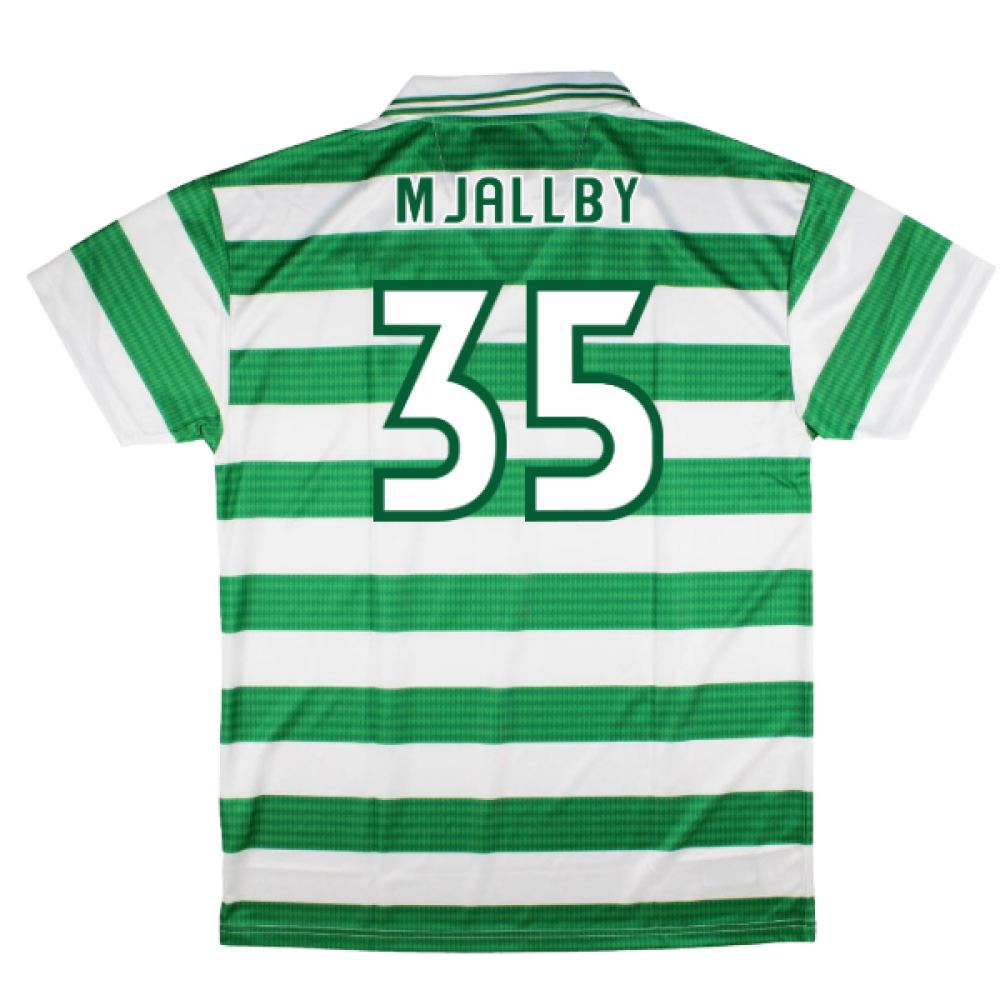 1998-1999 Celtic Retro Home Shirt (Mjallby 35)