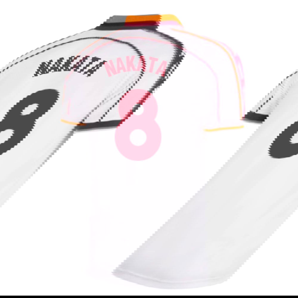 1998-1999 Roma Away Retro Football Shirt (Nakata 8)