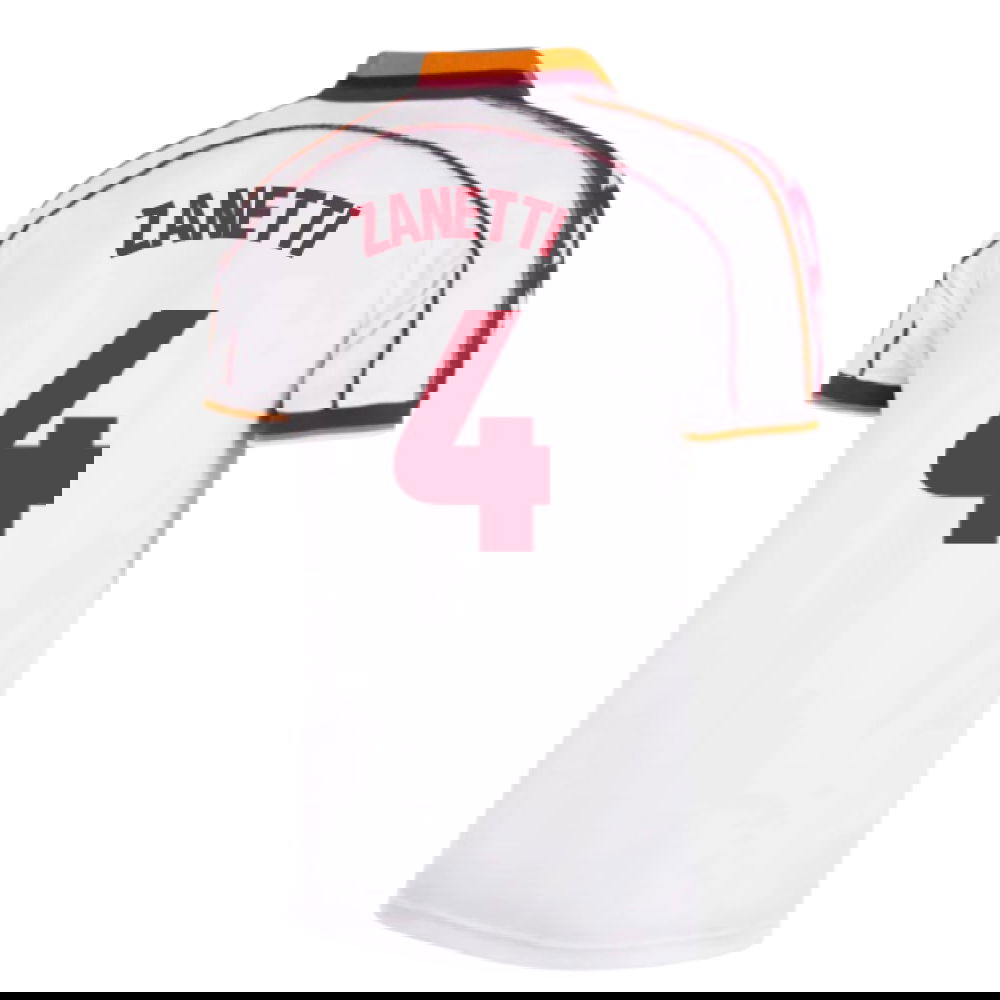 1998-1999 Roma Away Retro Football Shirt (Zanetti 4)