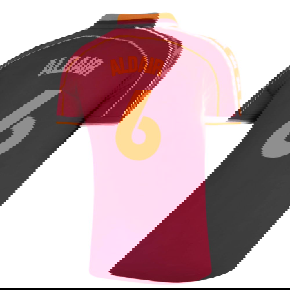 1998-1999 Roma Home Retro Football Shirt (Aldair 6)