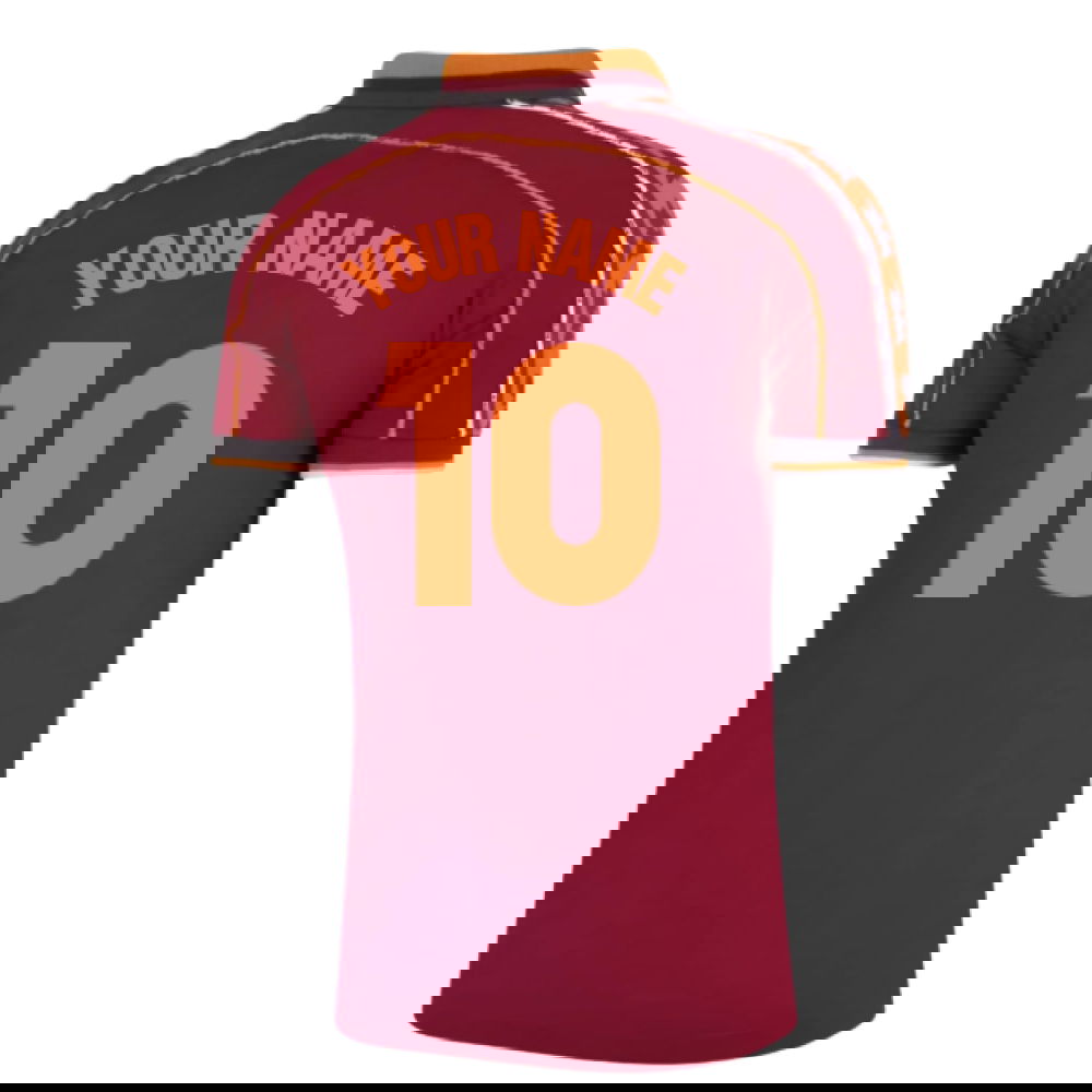 1998-1999 Roma Home Retro Football Shirt (Your Name)