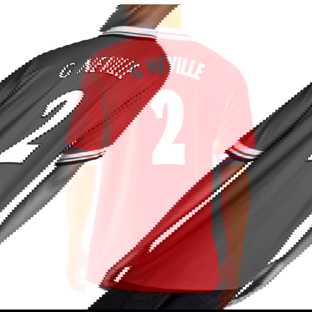 1998-2000 Man Utd Retro Home Shirt (G Neville 2)