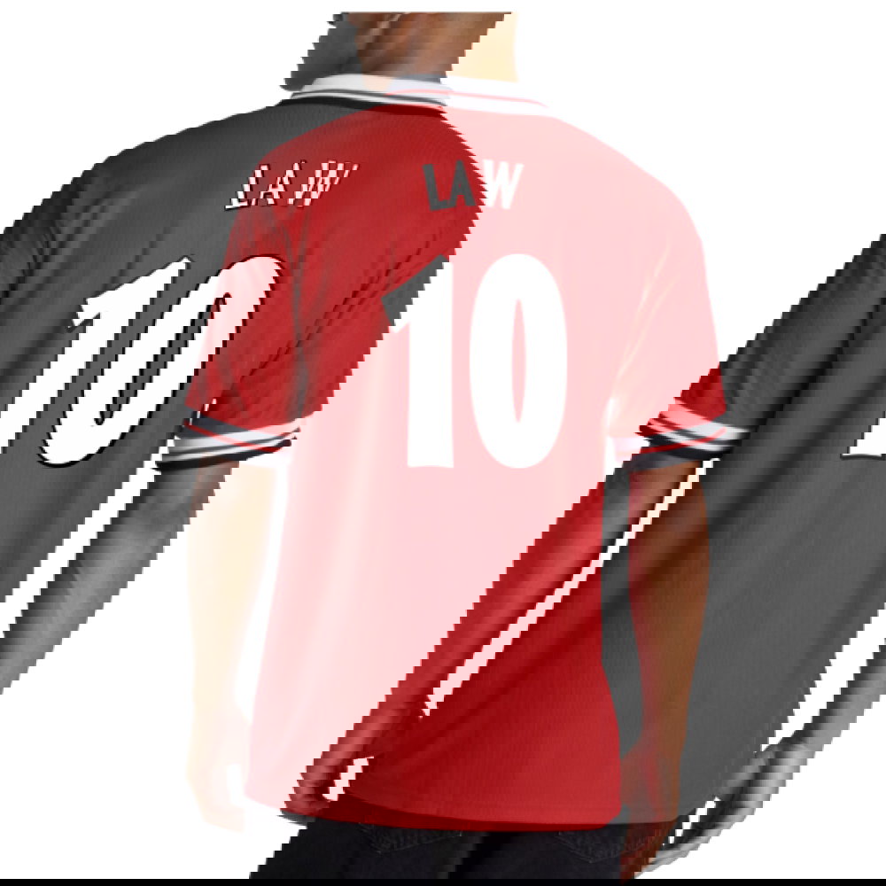 1998-2000 Man Utd Retro Home Shirt (Law 10)