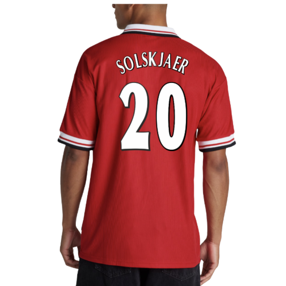 1998-2000 Man Utd Retro Home Shirt (Solskjaer 20)
