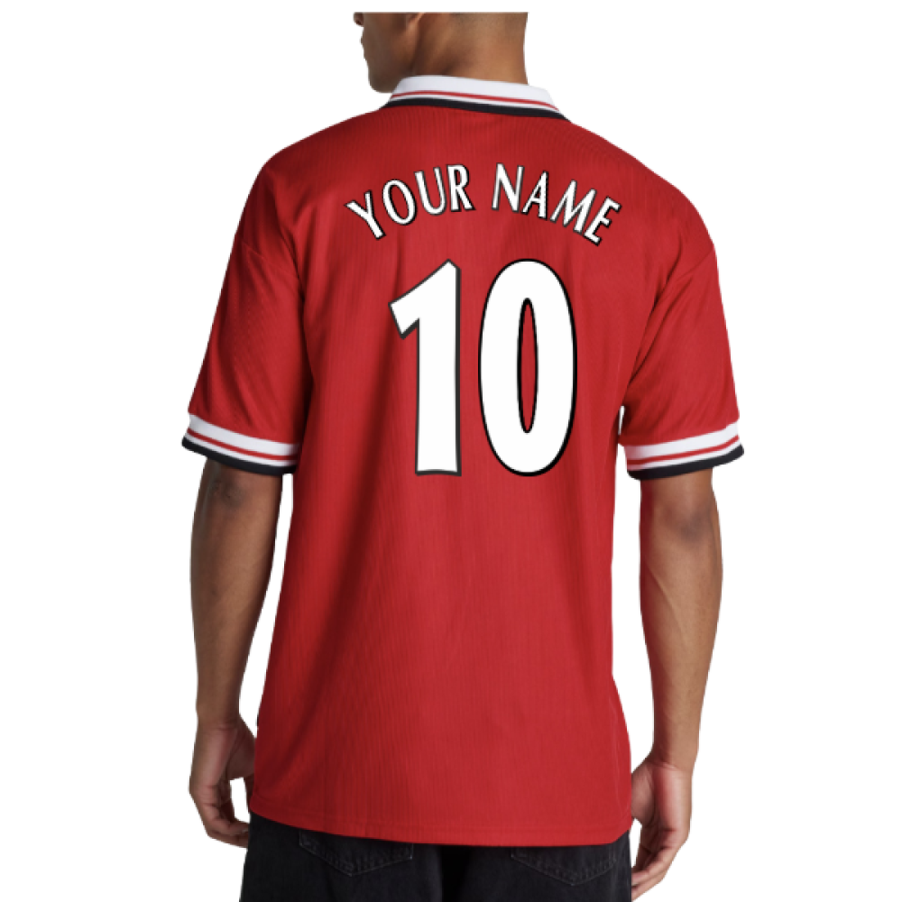 1998-2000 Man Utd Retro Home Shirt (Your Name)