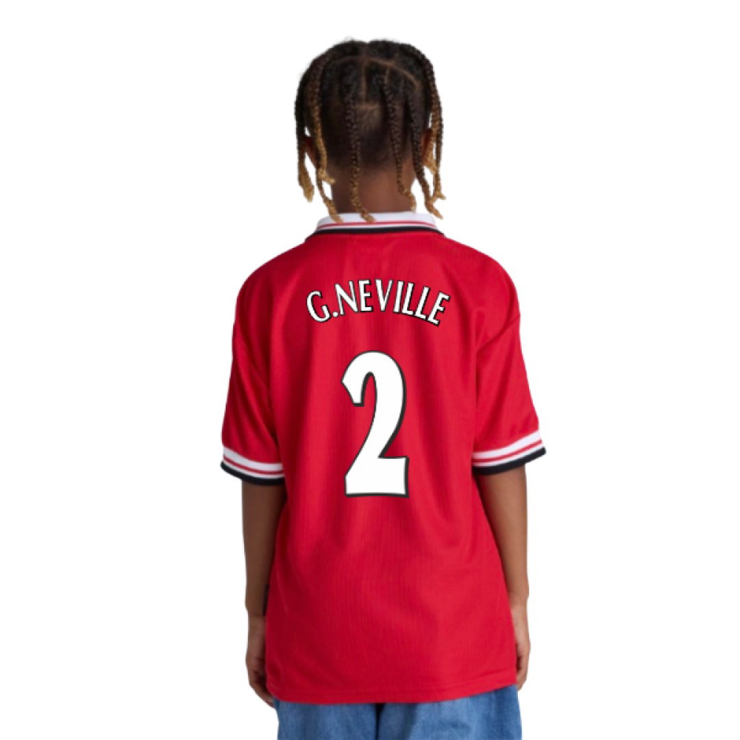 1998-2000 Manchester United Home Shirt (Kids) (G.Neville 2)