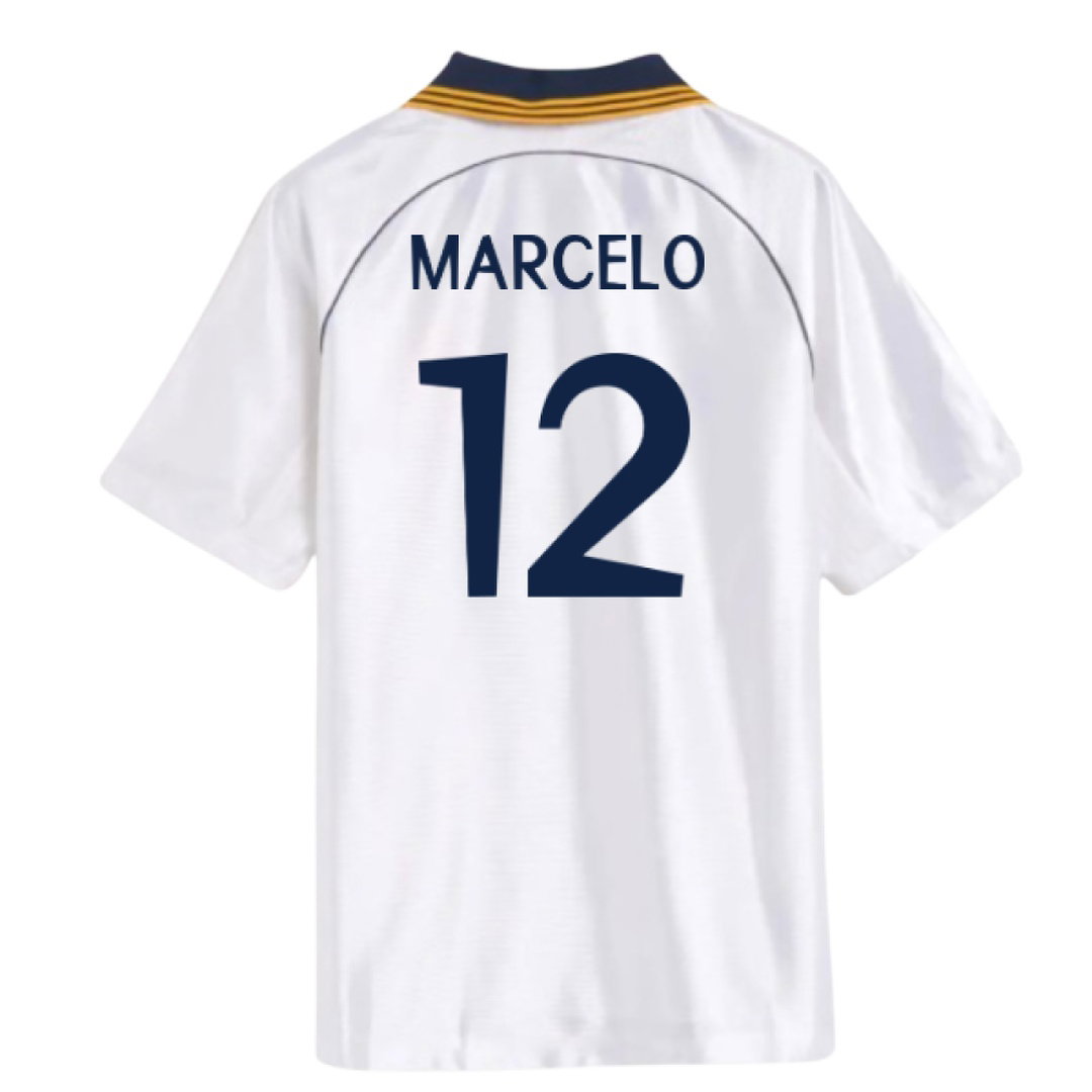 1998-2000 Real Madrid Reissue Home Shirt (Marcelo 12)