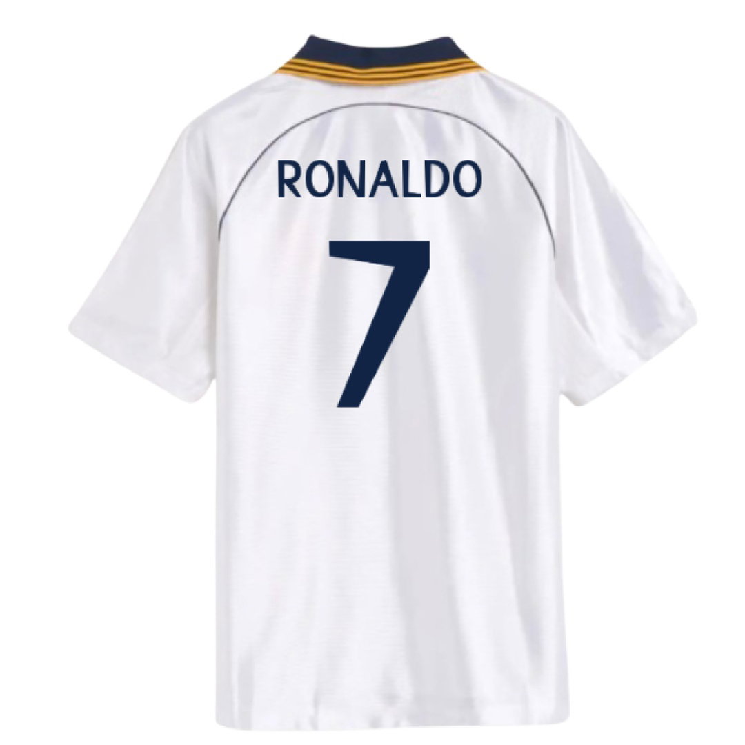 1998-2000 Real Madrid Reissue Home Shirt (Ronaldo 7)