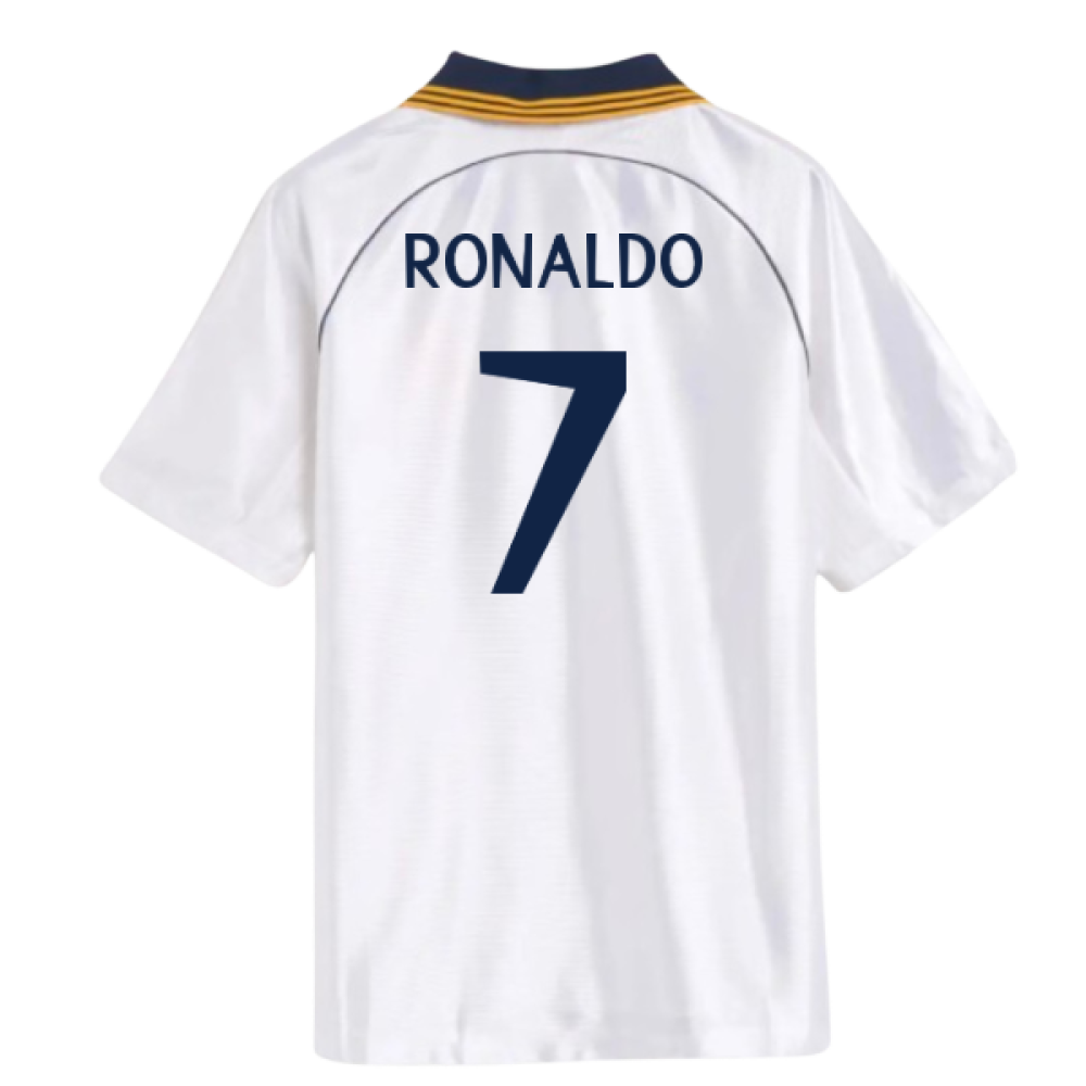1998-2000 Real Madrid Reissue Home Shirt (Ronaldo 7)