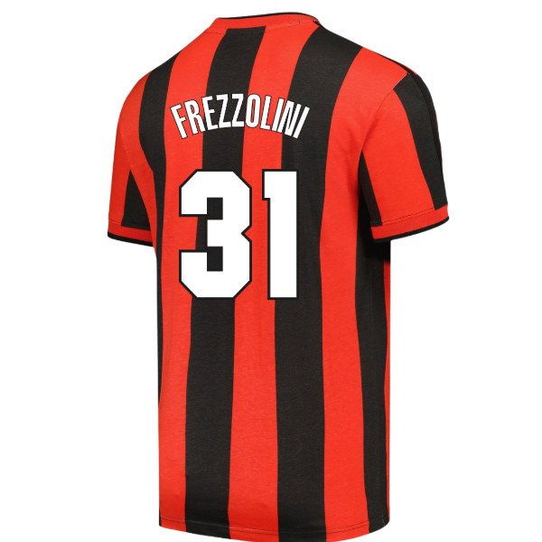 1998 AC Milan Archive T-shirt (Red-Black) (Frezzolini 31)
