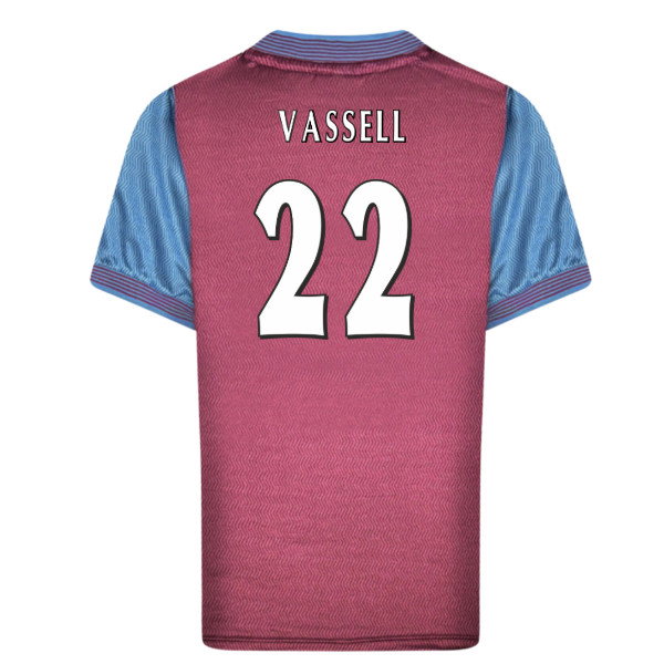 1998 Aston Villa Home Retro Shirt (Vassell 22)