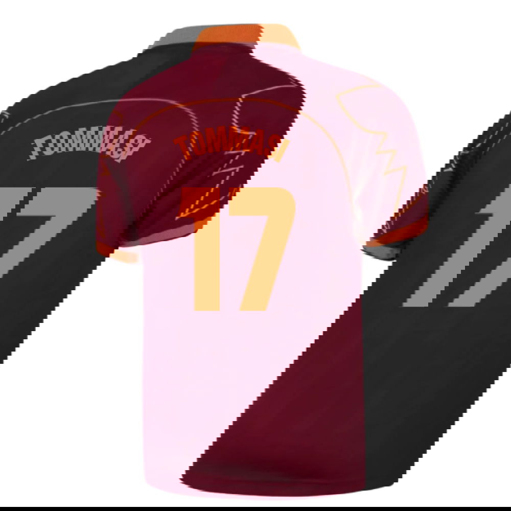 1999-2000 Roma Home Retro Football Shirt (Tommasi 17)